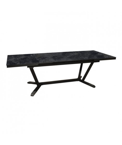 Table de jardin - Rectangulaire - Extensible - Structure en aluminium - Jusqu'a 12 p. - VITA - Proloisirs