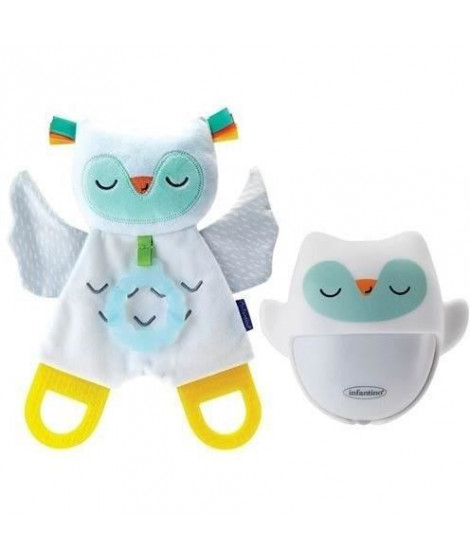 Coffret cadeau - INFANTINO - 302036 - Veilleuse et Chouette en peluche luminescente
