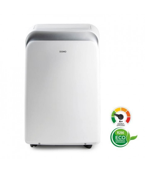Climatiseur mobile - DOMO - 9000BTU - 1020 W - Refroidissement - Ventilation - Déshumidificateur - Classe énergétique A+