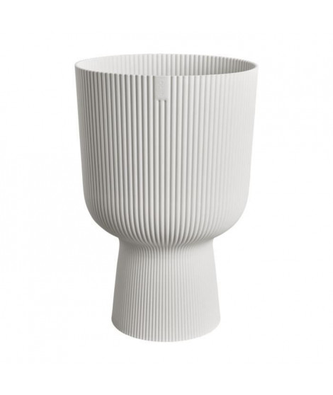 Pot de fleur - Elho - Vibes Fold Coupe - Blanc - L 30 x B 29.5 x H 45 cm - Intérieur - 100% recyclé