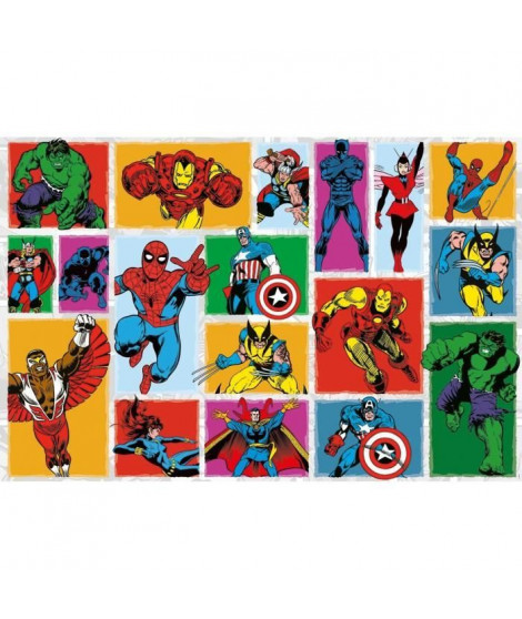 Puzzle 3000 pieces Retro Marvel, Adultes et enfants des 14 ans, Puzzle de qualité supérieure, Collection Mes Héros, 12001549,…