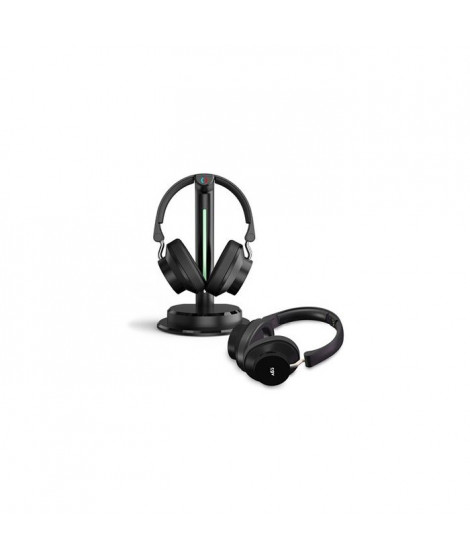 Casque TV - CGV - Prelude 3 Duo - Circum-aural - Filaire - Noir
