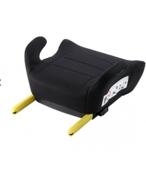 Siege réhausseur auto - BBGO - Dreamcruise - 6 a 12 ans - I-SIZE 125-150 cm - ISOFIX - Noir - Déhoussable et lavable