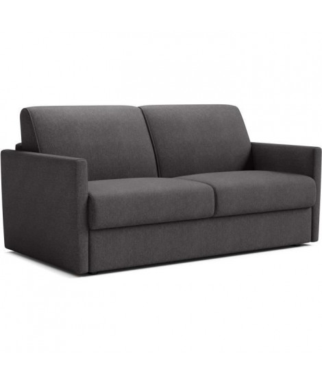 Canapé convertible express - 3 places - SMALL - Tissu como 22 Graphite - 168 x 98 x 86 cm