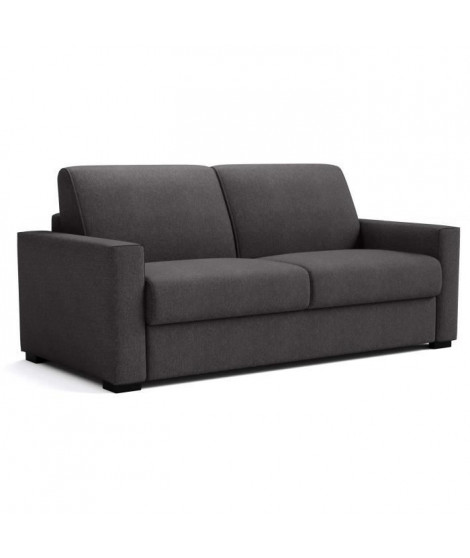 Canapé convertible express - 3 places - BL018 - Tissu como 22 Graphite - 190 x 100 x 87 cm