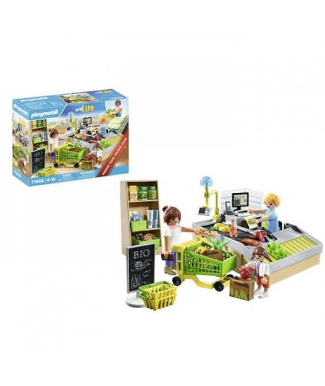 PLAYMOBIL - 71648 - Caisse supermarché