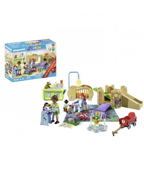 PLAYMOBIL - 71649 - Assistante maternelle bébé
