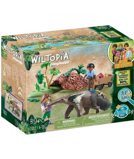 PLAYMOBIL - 71012 - Wiltopia - Fourmiliers - 39 pieces - Jouet pour enfant a partir de 4 ans