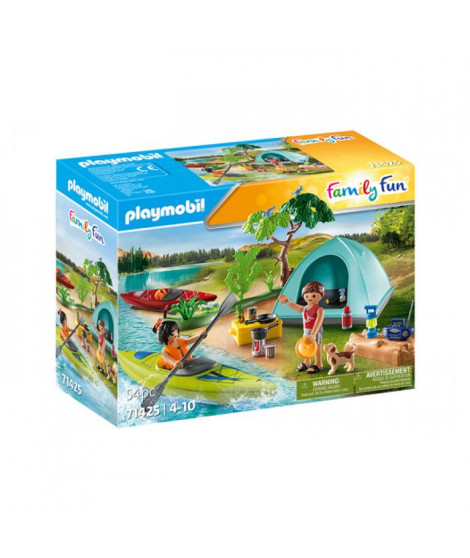 Playmobil 71425 Famille et tente, Le camping & loisirs