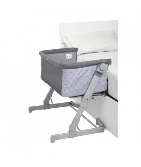 Berceau cododo CHICCO Next2Me GO - Compact - Pliable - Inclinable - 6 Niveaux de hauteur - Gris foncé