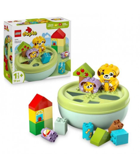 LEGO DUPLO My First 10441 Trieur De Formes : La Niche Du Chiot - Jeu D'éveil Des 18 Mois