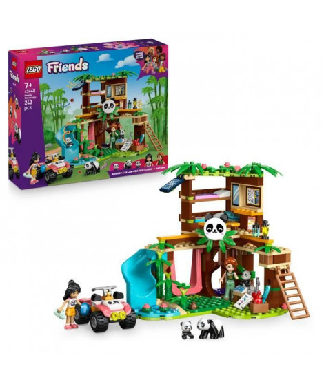 LEGO Friends 42648 Le Sanctuaire des Pandas - Jeu de Construction pour Fille des 7 Ans