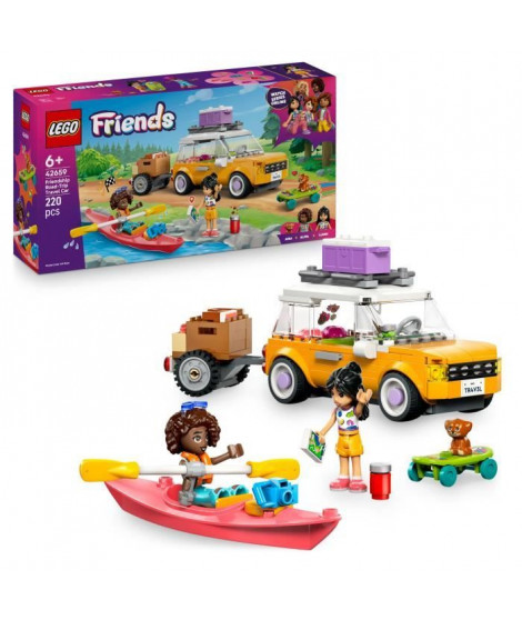 LEGO Friends 42659 Voyage en Voiture entre Amies - Jeu de Construction pour Fille 6 Ans