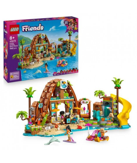 LEGO Friends 42673 Vacances a l'Hôtel de la Plage - Jeu de Construction pour Fille 8 Ans
