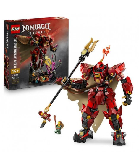 LEGO NINJAGO 71846 Le Robot du Chevalier de Feu - Jeu de Construction Garçon 14 Ans - Kai