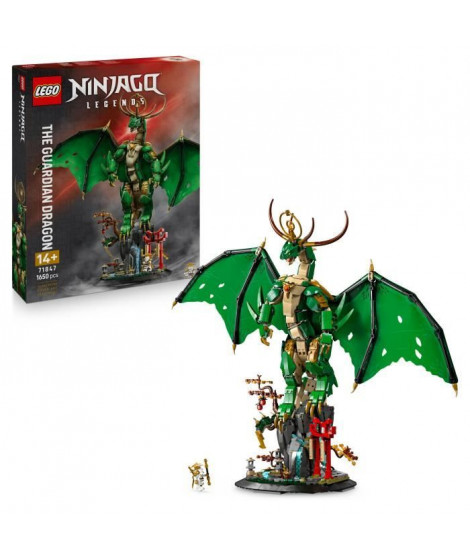 LEGO NINJAGO 71847 Le Dragon Gardien - Jeu de Construction de Figurine - Garçon des 14 Ans