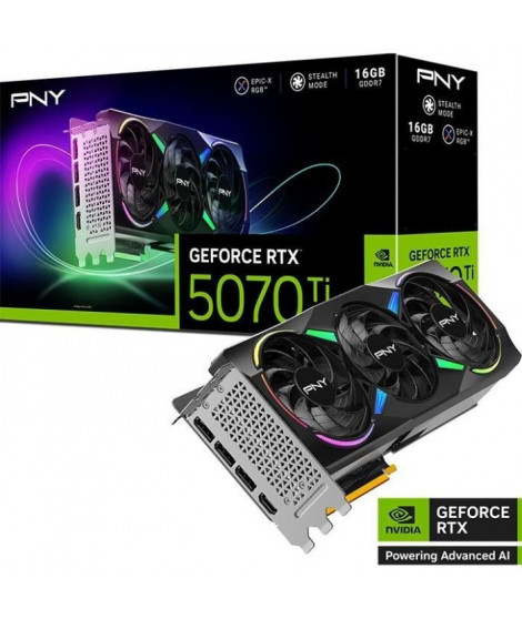 PNY - Carte graphique - GEFORCE RTX 5070Ti - 16GB