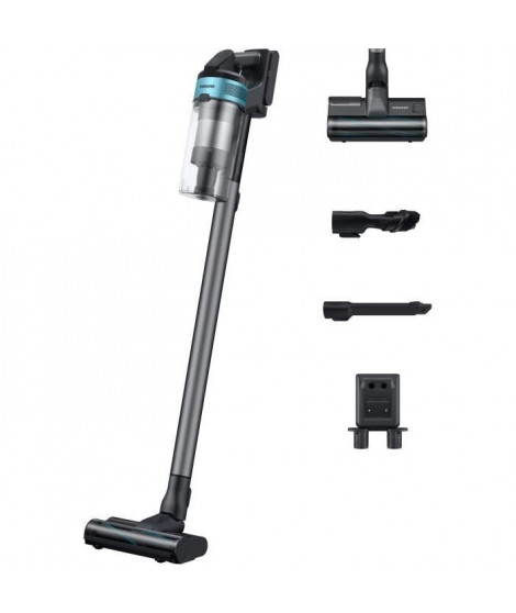 SAMSUNG Jet 75E Turbo  - Aspirateur Balai - 200 AW - 60min - 0,8 L - Gris / Bleu