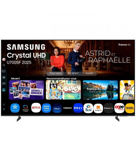 Samsung TU85U7005F - TV LED 85 (216 cm) - 4K UHD 3840x2160 - HDR10+ - Smart TV - Gaming Hub - 3xHDMI - WiFi