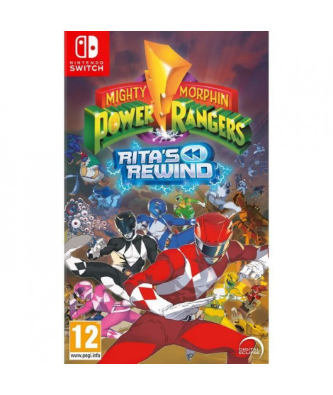 Jeu vidéo - Digital Eclipse - Mighty Morphin Power Rangers: Rita's Rewind - Action 2D - Pixel Art - PEGI 12+