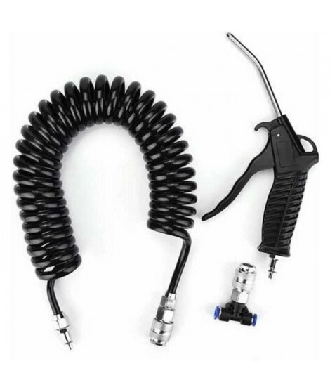 Pistolet soufflette - HTC EQUIPEMENT - Air professionnel - Tuyau 5 M - 13 KG/ cm2