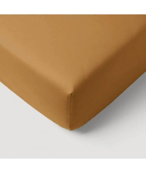 Drap housse - P'TIT DODO - 70 x 140 cm - Jersey - Caramel