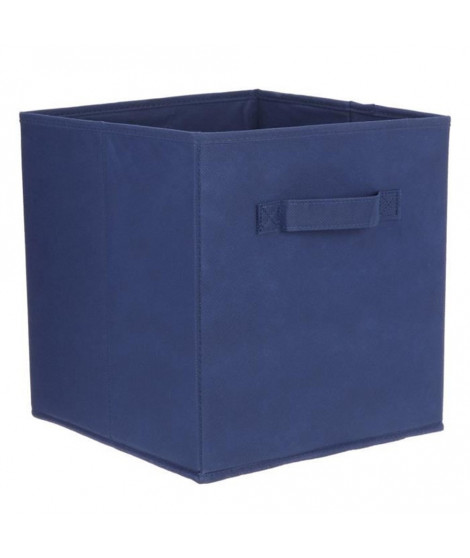 COMPO Tiroir de rangement tissu bleu 27x27x28 cm 