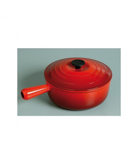 Poêlon avec couvercle cerise Le Creuset 22 cm