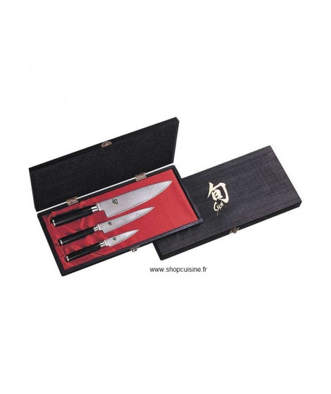 Coffret 3 couteaux Shun Kai