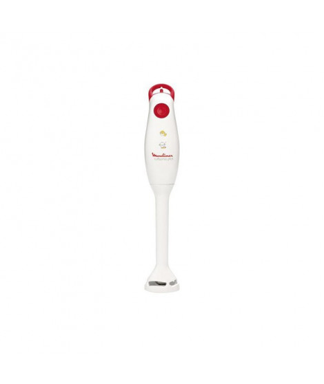 mixeur turbomix blanc et rouge moulinex