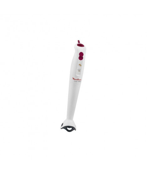 mixeur 700 w blanc et rouge oveo click & mix moulinex