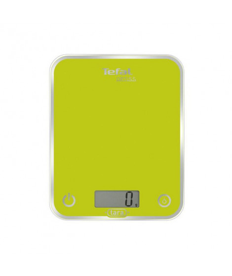 balance de cuisine optiss-electronique-5 kg-déviation 1 gr-conversion liquide-plateau verre-vert