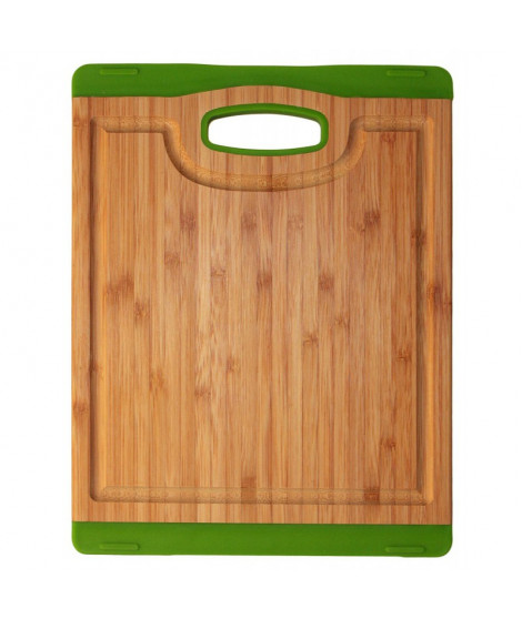 Planche bamboo/silicone verte- 20 x 26.5 cm- Totally Bamboo