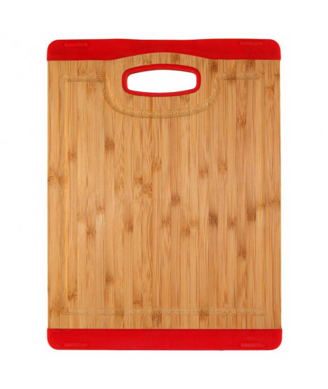 Planche bamboo/silicone rouge- 25 x 35.5 cm- Totally Bamboo