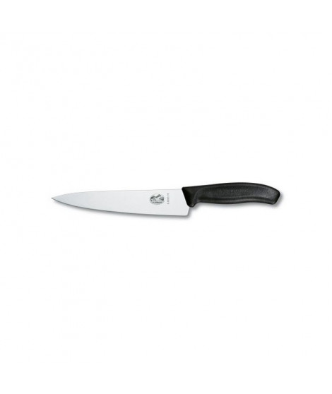 Couteau à découper & éminceur 19 cm noir Victorinox