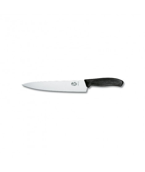 Couteau à découper & éminceur 22 cm noir Victorinox