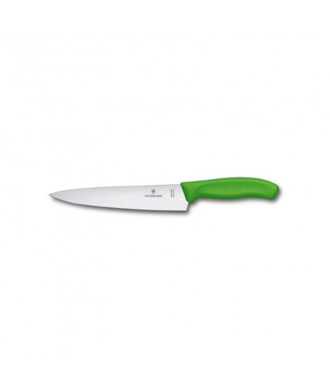 Couteau à découper & éminceur 19 cm vert Victorinox