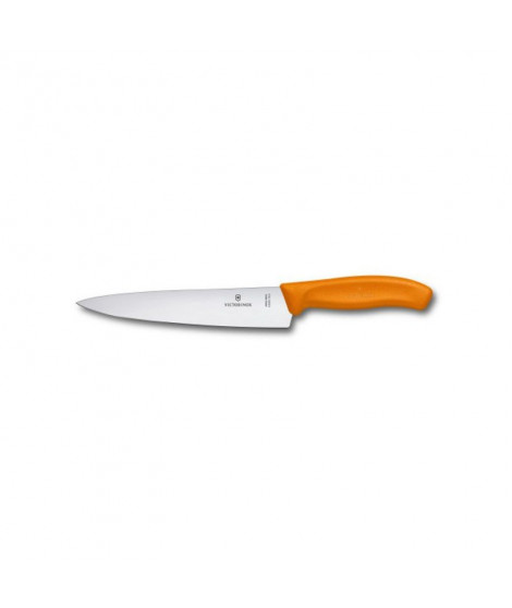Couteau à découper & éminceur 19 cm orange Victorinox