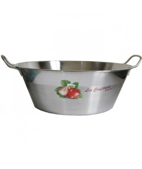 BAUMALU Bassine a confiture 38 cm décorée