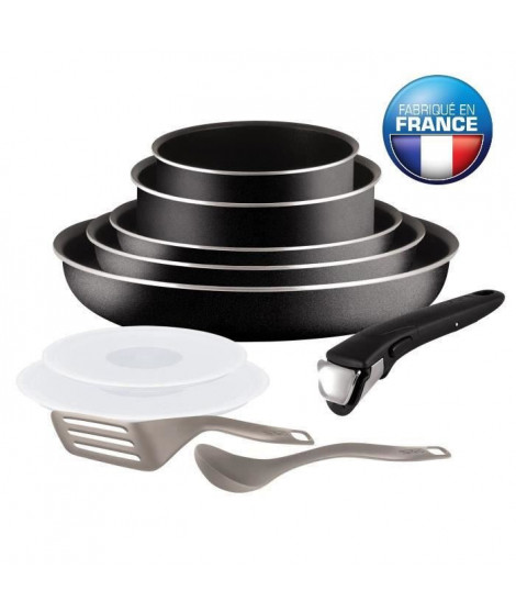 TEFAL INGENIO Set 10 pieces Essential noir