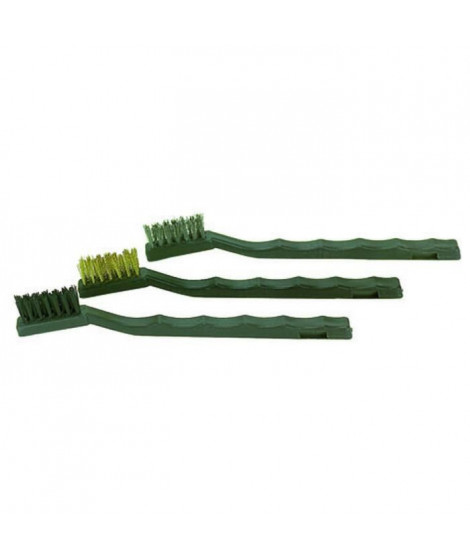 TEC HIT Jeu de 3 mini brosses métalliques