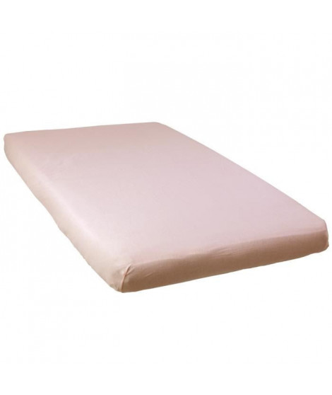 BABYCALIN Drap Housse Bébé Rose 40 x 80 cm Jersey 130gr/m²