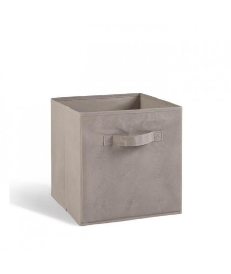 COMPO Tiroir de rangement tissu gris 27x27x28 cm