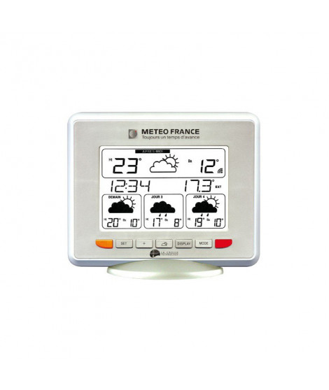 Station Météo France Ecran géant J+3 + Vigilances Crosse Technology