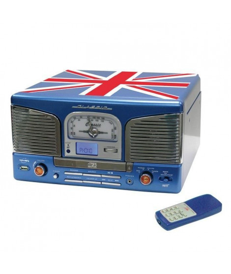 INOVALLEY RETRO-03 Platine Vinyle tourne disque USB Union Jack