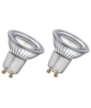 OSRAM Lot de 2 Ampoules spot LED PAR16 GU10 6,9 W équivalent a 80 W blanc froid
