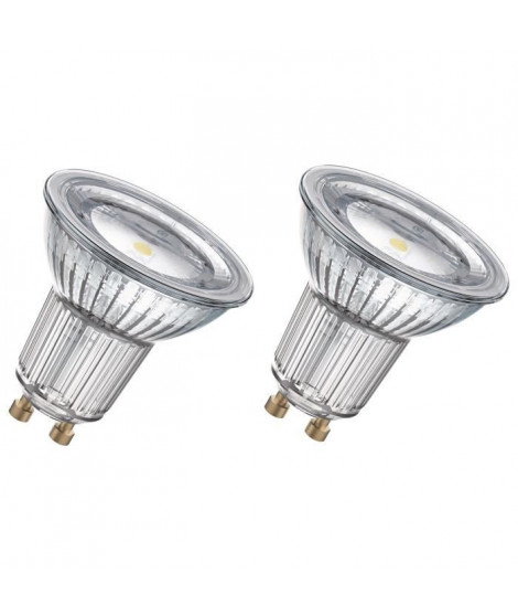 OSRAM Lot de 2 Ampoules spot LED PAR16 GU10 6,9 W équivalent a 80 W blanc froid